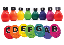 Soundbellows 8-NOTE C MAJOR DIATONIC SET & Music-Go-Rounds ALPHADOTS