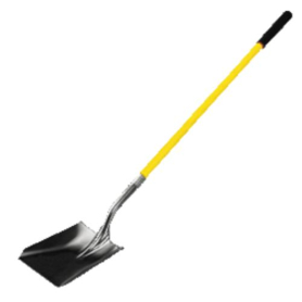 Square Point Shovel, 48" long, fiberglass handle, KS 701