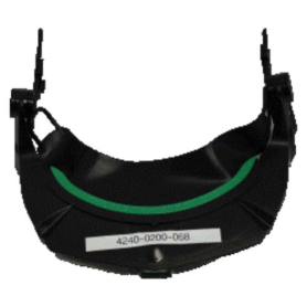 Face shield frame plastic universal fold back for caps