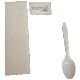 Food Service Kits-Liquid Color Code:Black W/Teaspoon 250/Cs