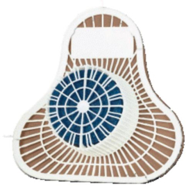 Urinal Screen with Block - Non- Para, Clean Fresh Scent