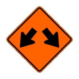 Sign,Roll-Up,36x36, W12-1, Double Arrow (Symbol)