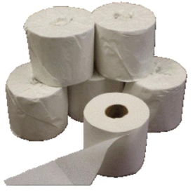 Toilet Tissue,  1 Ply, 4.0" W x 4.05" L, 80 rolls/ctn