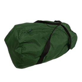 Duffle Bag - 9" Diameter x 17" Long - Nylon - Green