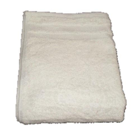 Bath Towel-20x40, Cotton/poly, white