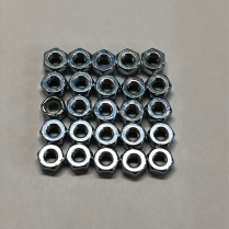 LOCKNUT 10-32 NYLN INSRT, ZINC PLATE