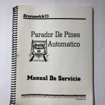 A-2 PINSETTER SERVICE MANUAL SPANISH
