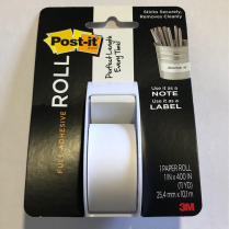 WHITE LABEL TAPE (3M#2600-W)