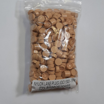 PKG (500)NYLON LANE PLUG-GID