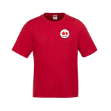 CTF T-SHIRT &Agrave; COL ROND COAST - ROUGE