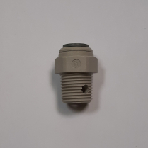 MALE CONNECTOR - 1/2" TUBE x 1/2 NPT (DRILLED)