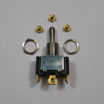 TOGGLE SWITCH TO MONITOR BATTERY & CVR (MOMENTARY ON / OFF /