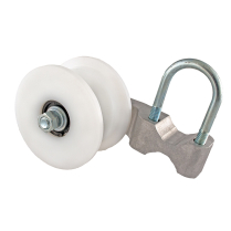 SPLIT UPPER BALL WHEEL GUIDE ROLLER W/BRACKET