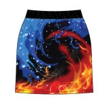 STYLE 2833 - SKORT FIRE & WATER