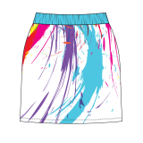 STYLE 2835 - SKORT CRAZY PAINT