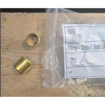 Fitting- Crimp 1" Brass Garden
