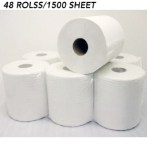 Bath Tissue- 1Ply 48/1500/Cs
