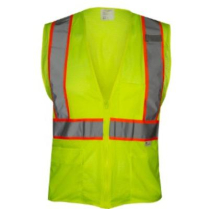 Vest- ROS Logo Sfty 4XL Zip LM