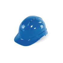 Hard Hat- Blu Vented 6-Pt 6/CS
