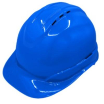 Hard Hat- Blu Vented 6-Pt EA