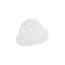 Hard Hat- Full Brim White 6/Cs