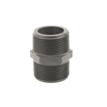 Nipple- 1- 1/2 Close Polypropy