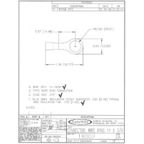 Connector- Wire Ring #14 X 3/8