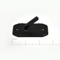 Hook- Black Plastic Coat