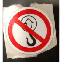 Decal- High Rise Do Not Lift