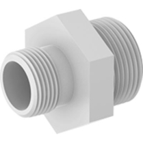 Nipple- 1/2 MPT X 3/4 GHT Nyl