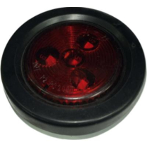 Light- 2in LED Rnd Red Marker