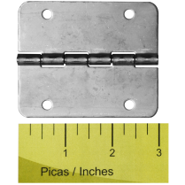 Hinge- 6 Hole Stnls