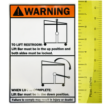 Decal- Warn Highrise Lift