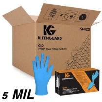 Gloves- Nitrile Blue 5mil XXL