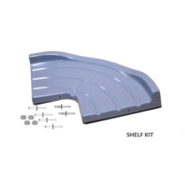 Kit- Poly Shelf VP Corner Grey