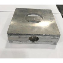 BRACKET,DOOR HANDLE,1/4IN,ALUM