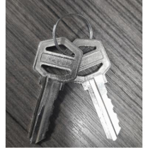 Key, EZ Set Exterior Door