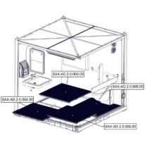 Sanitrax- AD Floor Pnl Bk Rght