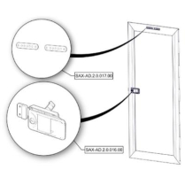 Sanitrax- AD Door Lght LED G/R