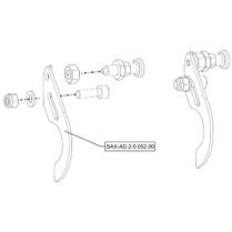 Sanitrax- AD Handrail Hook Prt