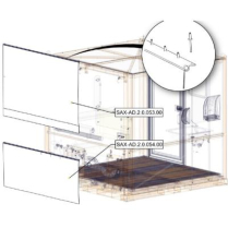 Sanitrax- AD Curtain Upper Bck