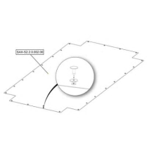 Sanitrax- S2 Plate Rf RAL 9010