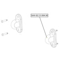 Sanitrax- S2 Curtain Lock St/2