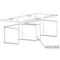 Sanitrax- S2 Wall Top RL 9010