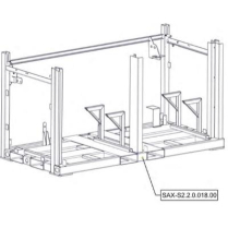 Sanitrax- S2 Frame Lower Galv