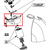 Sanitrax- S2 Upper Head w/Seal