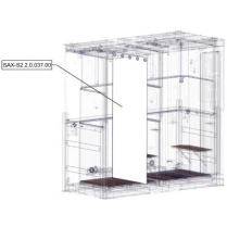 Sanitrax- S2 Curtain Shwr St/2