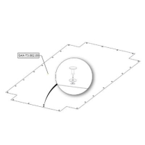 Sanitrax- T3 Roof Plate W/Rivt