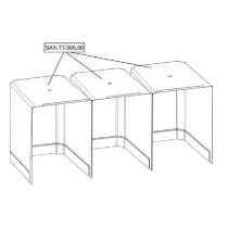 Sanitrax- Top Interor RAL 9003