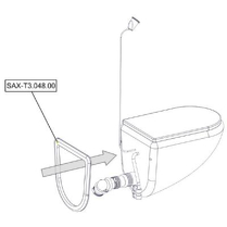 Sanitrax- T3 Toilet Coaming